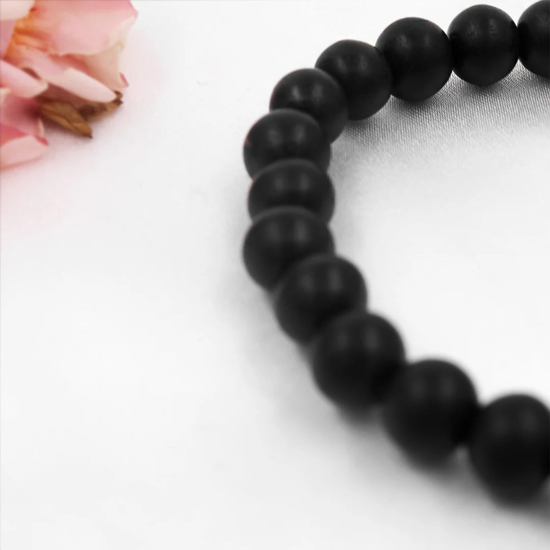 Karungali Malai Bracelet - Original Ebony Wood Beads (Govt. Certified)