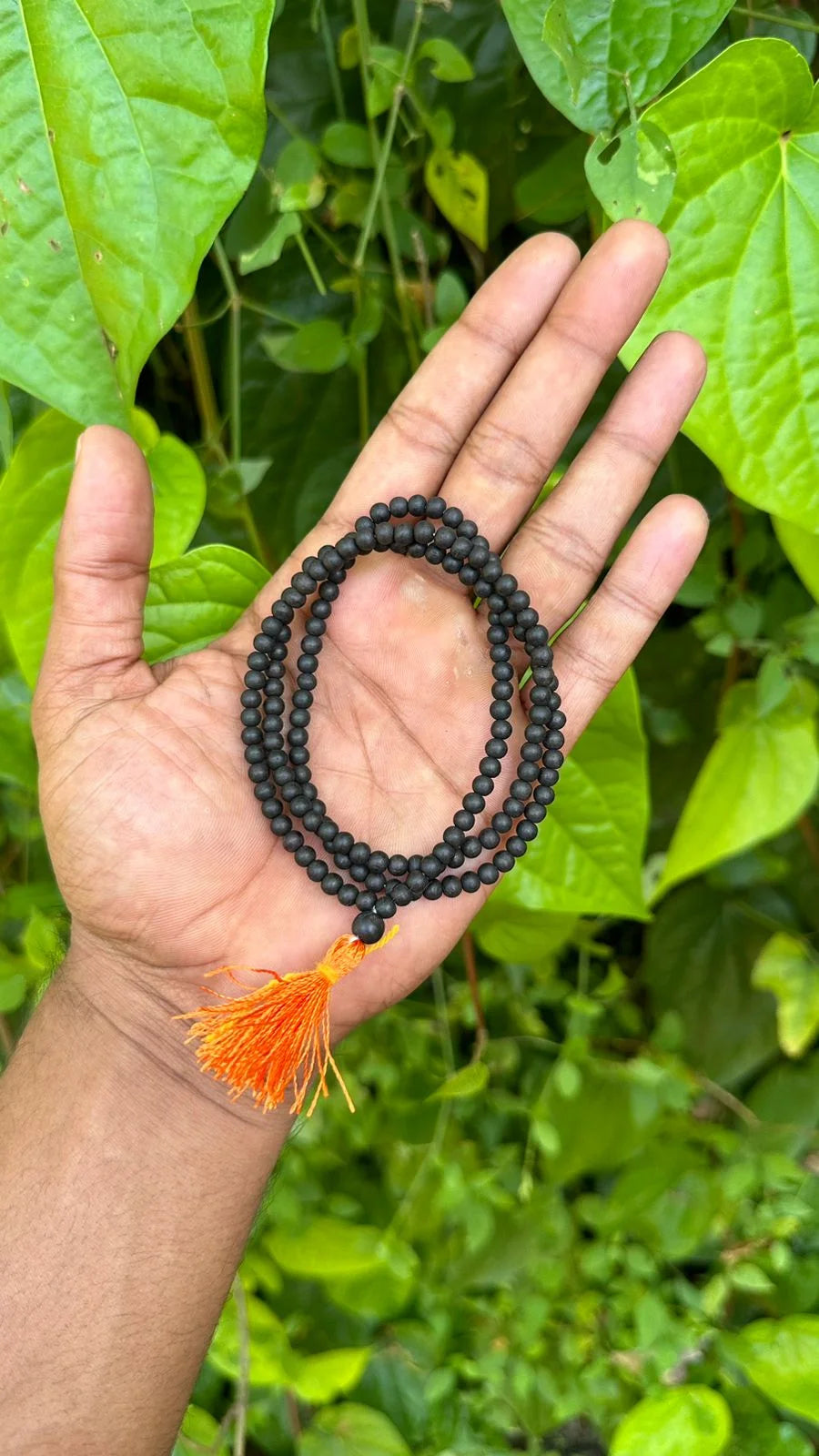 108+1 Divya Karungali Mala - Natural Ebony Wood Beads (Govt. Certified)